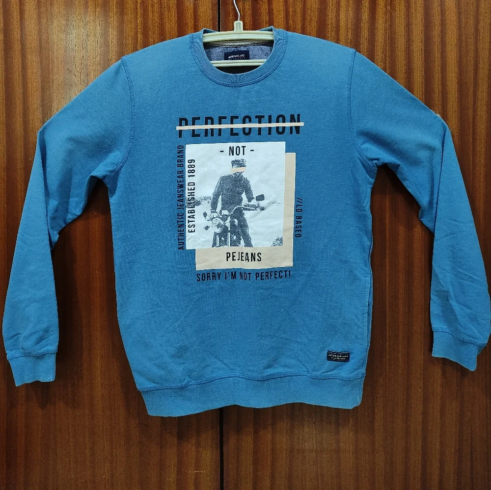 Peter england sweatshirt for men with side pockets - Picture 1 of 7